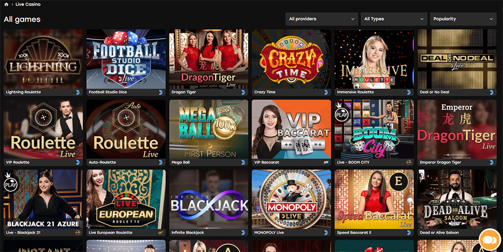 Live dealers at Fairspin Casino