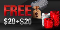 PokerStars $20 free
