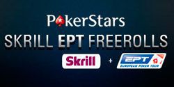 Skrill EPT Freerolls at PokerStars