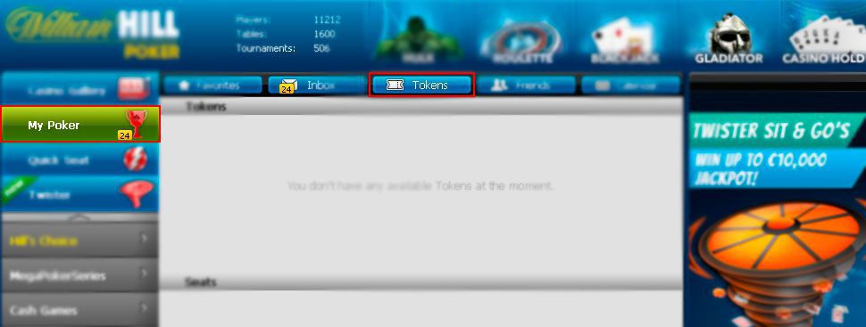 Exclusive: €10 in free Twister Sit-n-Go tournament tickets at William Hill