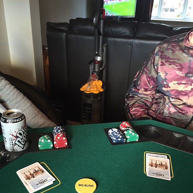 Chris Smolling loves playing poker 