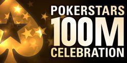 100 Million Celebration at PokerStars