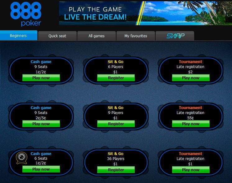 888 Poker USA download the new for windows