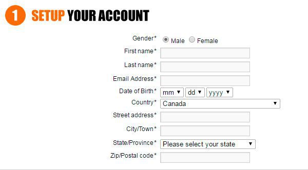 Tiger Gaming - Set up your account