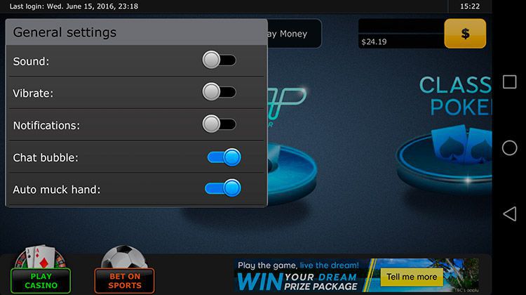 poker online real money android