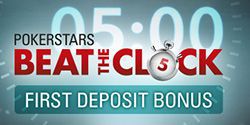 Free $30 to play Beat the Clock tournaments by PokerStars