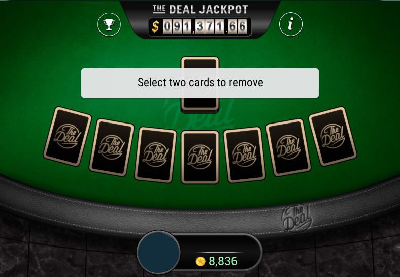 PokerStars The Deal - Select two cards to remove