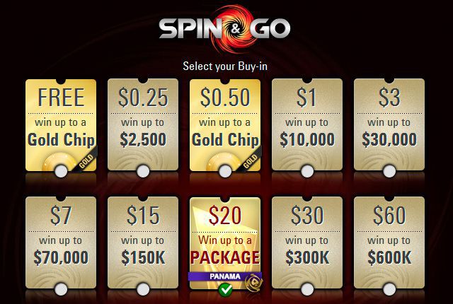 PokerStars Championship Spin&Go tournaments