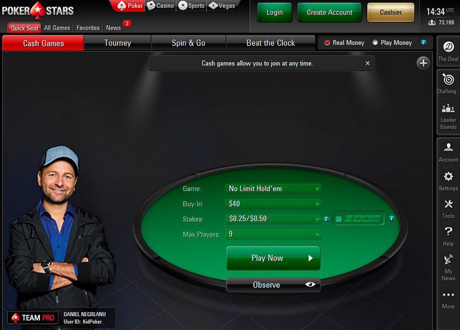 PokerStars Gaming instal the new