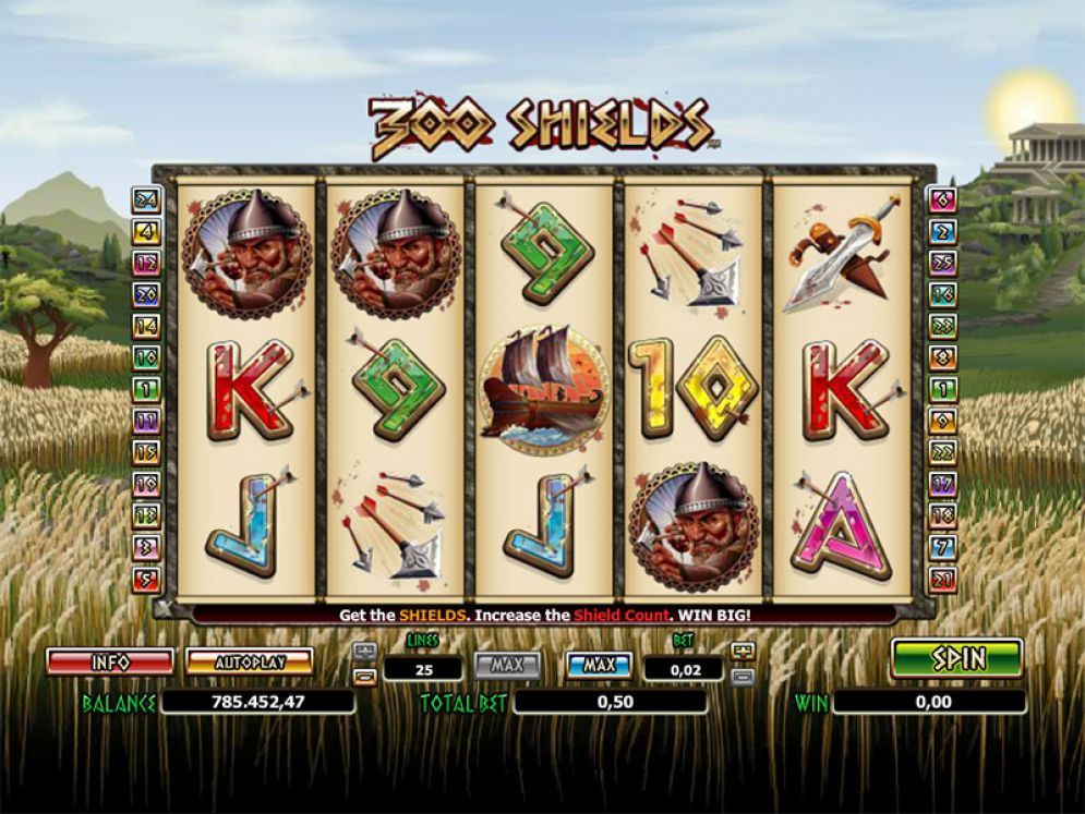 300 Shields slot machine
