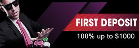 First deposit bonus at AmericasCardroom