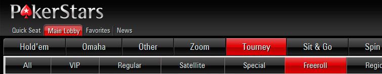 Pokerstars freeroll tournament