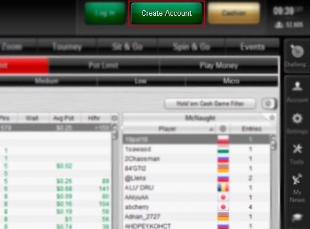 Pokerstars Account